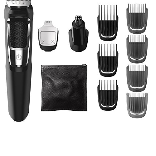 飞利浦Norelco Multi Groomer MG3750 / 50-13片，胡须，面部，鼻子和耳朵毛发修剪器和剪发器，FFP - FushionGroupCorp
