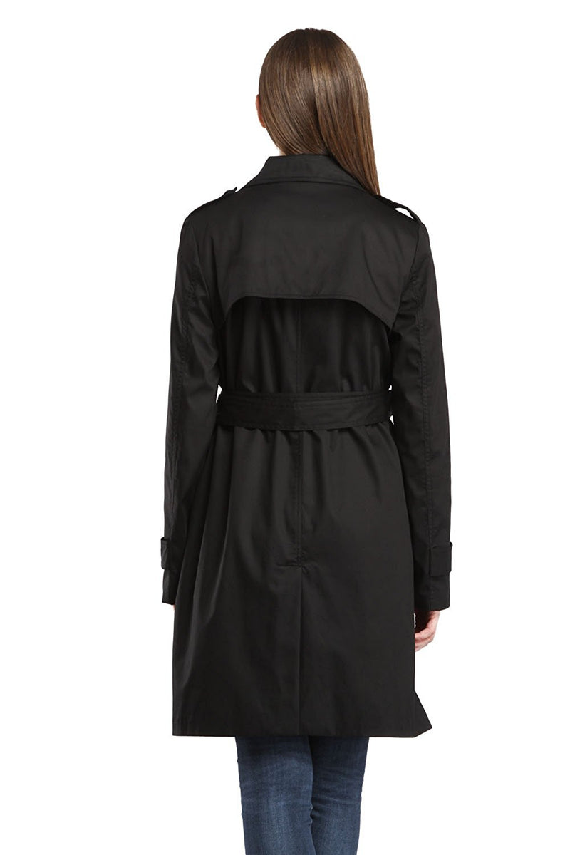 Women Wool Blends Coat Slim Trench Winter Coat Long Jacket Outwear - FushionGroupCorp