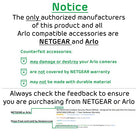 Arlo Pro by NETGEAR Security System with Siren – 3 Rechargeable Wire-Free HD Cameras with Audio, Indoor/Outdoor, Night Vision (VMS4330) - FushionGroupCorp