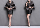 Zofirao Women's Fashion Luxury Soft Long Faux Fox Fur Shawl - FushionGroupCorp