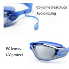 Adults Swim Goggles With Waterproof , Anti-fog And UV Shield Function, With Additional Ear Plug, Nose Clip and Strong Case for Adults, Men, Women, Kids - FushionGroupCorp