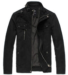 Men's  Collar Lightweight Front Zip Jacket - FushionGroupCorp
