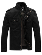 Men's Casual Cotton Military Jacket - FushionGroupCorp