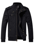 Men's Casual Cotton Military Jacket - FushionGroupCorp