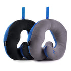 Travel Neck Pillow - Supports the Head, Neck and Chin in Any Sitting Position. A Patented Product. Adult Size, NAVY - FushionGroupCorp