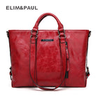 ELIM&PAUL Messenger bag women's Large Tote Women Leather Handbags Business Shoulder Bags PU Top-Handle Bags Female bolsos mujer - FushionGroupCorp