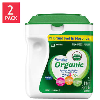 Similac Organic Infant Formula 2-count / 34 oz - FushionGroupCorp