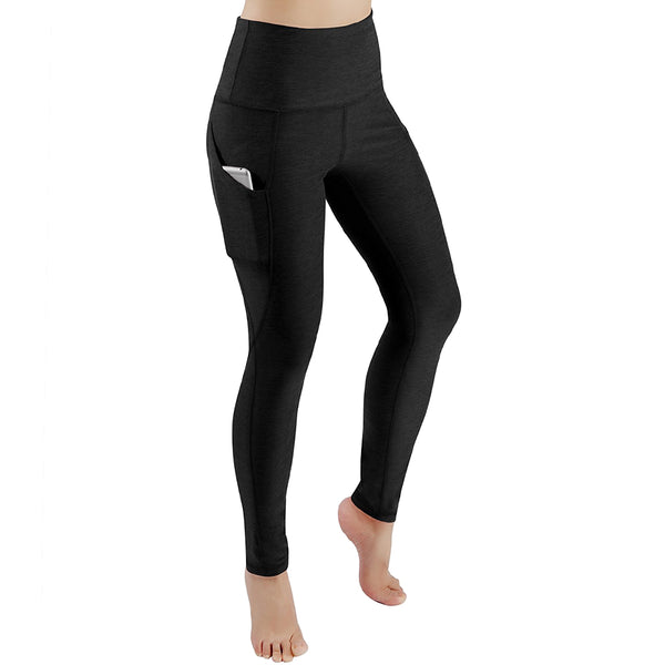 Women's Yoga Pants Running Pants Tights Tummy Control Workout Running 4 Way Stretch Yoga Leggings Tights High Waist with Pocket - FushionGroupCorp