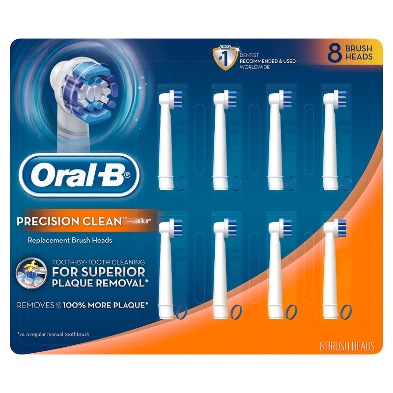 Oral-B Precision Clean Replacement Brush Heads, 8-pack Oral-B Precision Clean Replacement Brush Heads, 8-pack - FushionGroupCorp