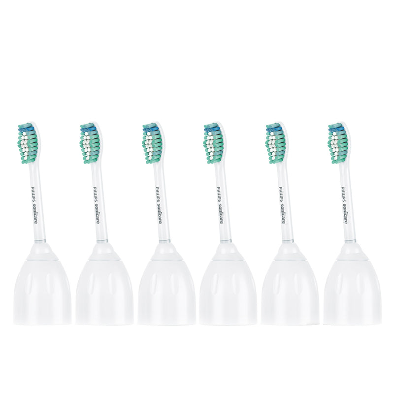 Philips Sonicare E Series 6-pack Replacement Brush Heads飞利浦Sonicare E系列6包更换刷头 - FushionGroupCorp