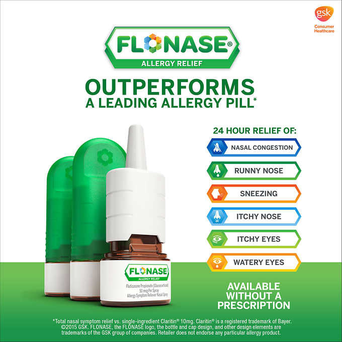 Flonase Allergy Relief, 3 Bottles - FushionGroupCorp