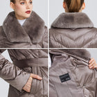 MIEGOFCE 2019 New Collection Women's Jacket With Rabbit Collar Women Winter Coat Unusual Colors That a Windproof Winter Parka - FushionGroupCorp