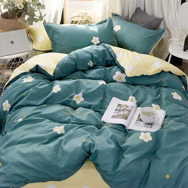 Fashion Simple Style home bedding sets luxury Family Set Sheet Duvet Cover Pillowcase Full King Single Queen,bed set 2019 - FushionGroupCorp