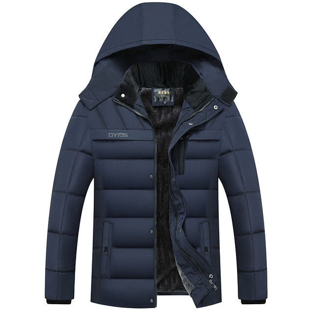 2019 Hot Fashion Hooded Winter Coat Men Thick Warm Mens Winter Jacket - FushionGroupCorp