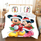 Mickey Minnie Christmas Santa Claus Bedding Set Duvet Cover Children Bed Set Queen King Siz Gift   Nightmare Before Christmas - FushionGroupCorp