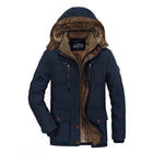 new winter jacket Middle age Men parka Plus thjck warm coat jacket men's casual hooded coats jackets - FushionGroupCorp