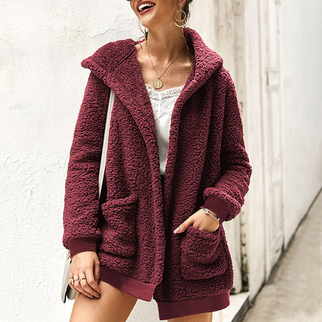 2019 Winter Women Faux Fur Coat Warm Outwear - FushionGroupCorp