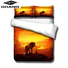 GOANG 3d Digital printing Lion King kids bedding luxury Home textiles cartoon bedding set bed sheet duvet cover and pillowcase - FushionGroupCorp