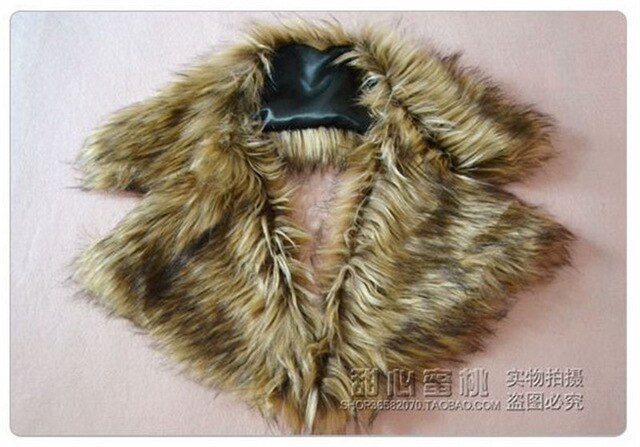 Luxury Winter Faux Fur Collar Coat For Jackets Multi Color Female Fur - FushionGroupCorp