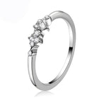 New Trendy Crystal Engagement Claws Design Hot Sale Rings For Women AAA White Zircon Cubic elegant rings Female Wedding jewerly - FushionGroupCorp