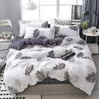 Lanke Cotton Bedding Sets, Home Textile Twin King Queen Size Bed Set Bedclothes with Bed Sheet Comforter set Pillow case - FushionGroupCorp