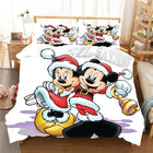 Christmas Mickey Minnie Bedding Set  Duvet Cover Pillowcase  Home Textile Adult Children Gift Queen King Size Bedding Set - FushionGroupCorp
