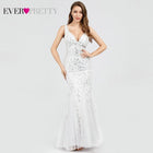 Plus Size Saudi Arabia Prom Dresses 2020 Ever Pretty EZ07707 Short Sleeve Lace Appliques Tulle Mermaid Long Dress Party Gowns - FushionGroupCorp