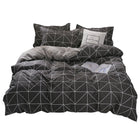 Simple Classic Comforter Bedding Sets King Queen Twin Size Bed Linen Duvet Cover Set Pastoral Sheet Lattice Duvet Cover - FushionGroupCorp