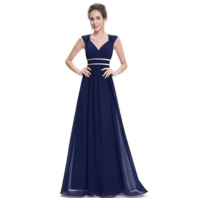 Plus Size Bridesmaid Dresses 2020 Elegant Cheap Chiffon Party Gowns Beading Empire Hollow Out Formal Party Dresses for Wedding - FushionGroupCorp