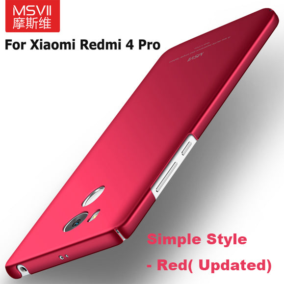 100% original MSVII  Luxury  simple and scrub case For Xiaomi redmi 4 For xiaomi redmi 4 Pro / Prime  Best matte  touch feeling - FushionGroupCorp