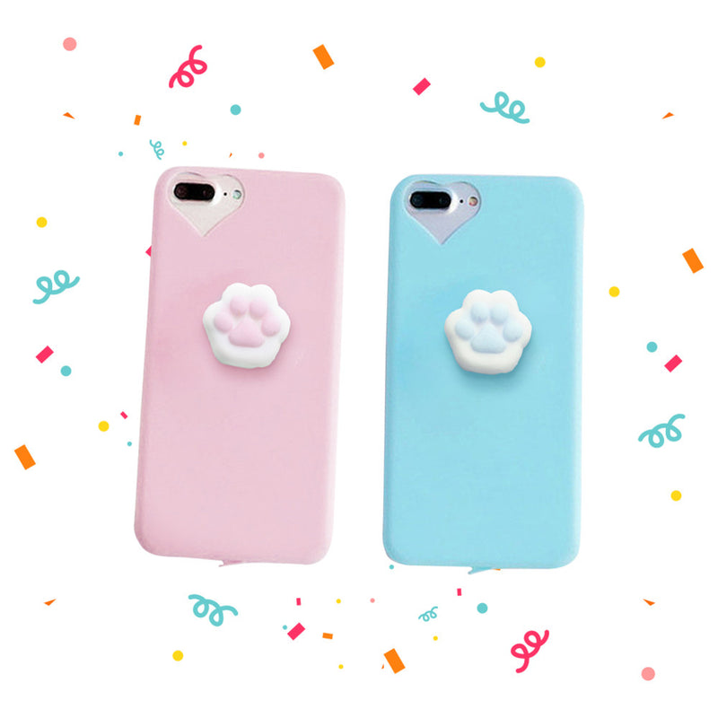 Cute Squishy Cat Claw Case for iPhone 6 6S 7 Plus - FushionGroupCorp
