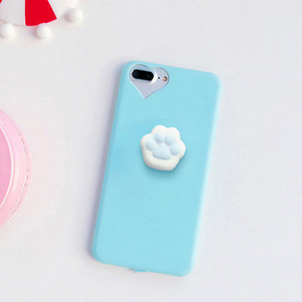 Cute Squishy Cat Claw Case for iPhone 6 6S 7 Plus - FushionGroupCorp