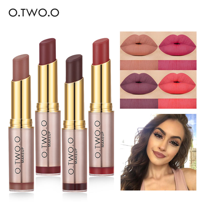 O.TWO.O Brand Wholesale Beauty Makeup Lipstick Popular Colors Best Seller Long Lasting Lip Kit Matte Lip Cosmetics - FushionGroupCorp