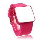 LED Calendar Day/Date Silicone Mirror Watch - FushionGroupCorp