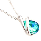 Crystal Pendant Necklace Blue - FushionGroupCorp