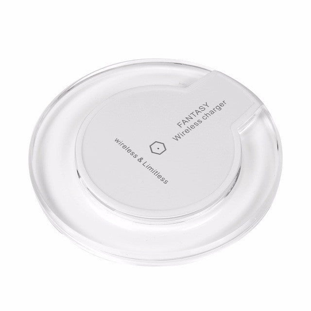 Ultra Slim QI Wireless Fast Charger Charging Pad 5V 1A Wireless Charge for Samsung Galaxy S7 S6 Edge Plus Note 5 LG G2 G3 HTC - FushionGroupCorp
