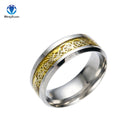 4 COLORS Vintage Gold Free Shipping Dragon 316L stainless steel Ring Mens Jewelry for Men lord Wedding Band male ring for lovers - FushionGroupCorp