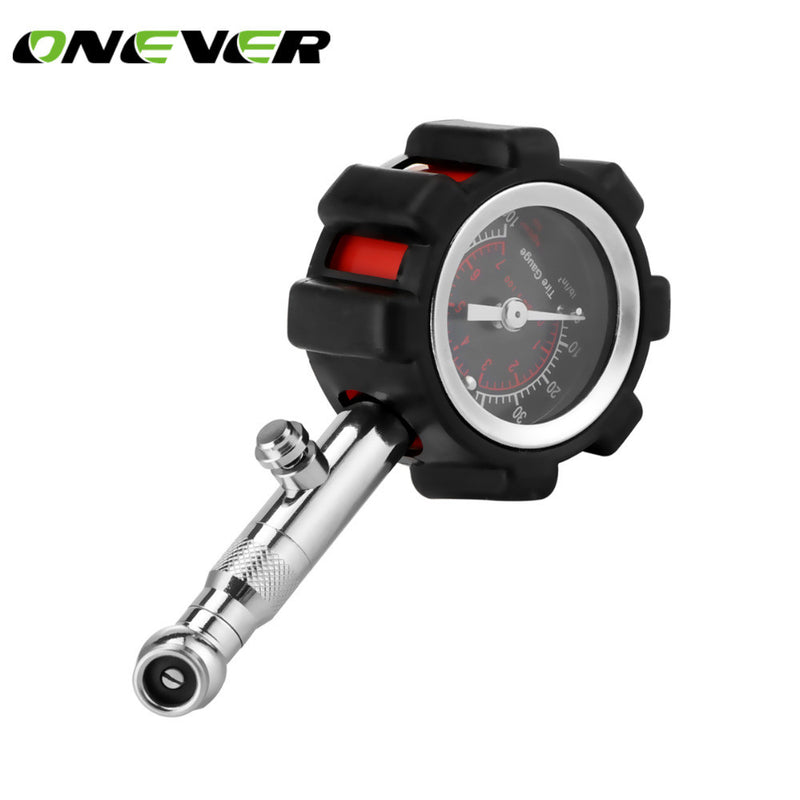 Onever Auto Car Tire Pressure Gauge Meter Automobile Tyre Air Pressure gauge Dial Meter Vehicle Tester 0-100 PSI - FushionGroupCorp
