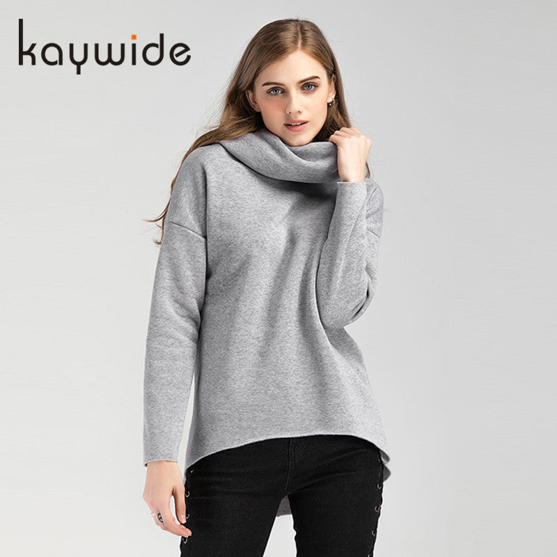 Kaywide Christmas Clothes 2017 Women Winter Hoodies Scarf Collar Long Sleeve Fashion Casual Autumn Sweatshirts Rough Pullovers - FushionGroupCorp