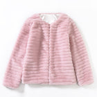 Womens Ladies Warm Faux Fur Coat Jacket Winter Gradient Color Parka Outerwear - FushionGroupCorp