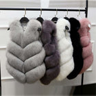 New Fashion Faux Fur Coat Winter Coat Women Waist Coat Fur Gilet Women's Fur Jacket Fur Vest For Ladies - FushionGroupCorp