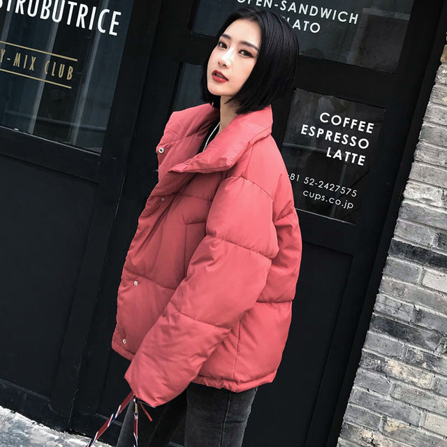 Autumn Winter Jacket Women Coat Fashion Female Stand Winter Jacket Women Parka Warm Casual Plus Size Overcoat Jacket Parkas Q811 - FushionGroupCorp