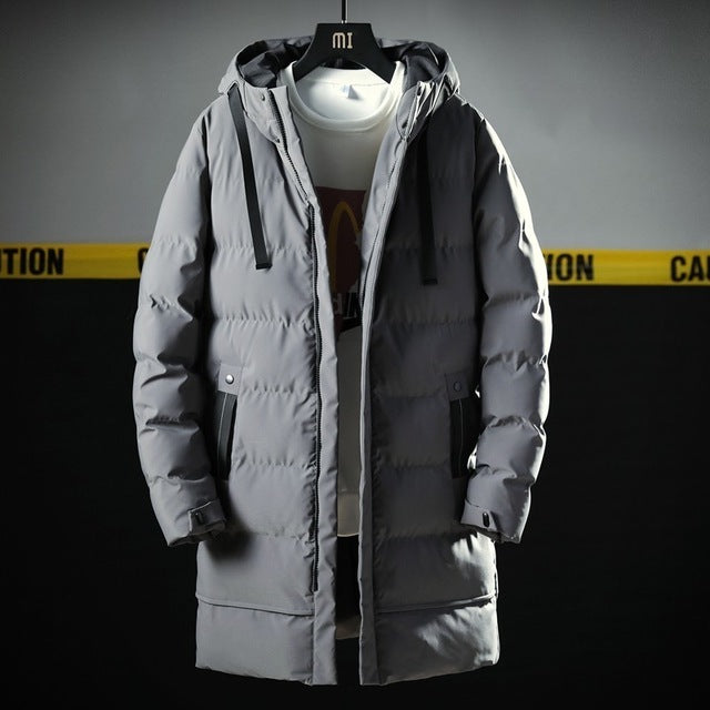 Men's Parkas Long Cotton Winter Jacket Coat For Men Brand Bomber Jacket - FushionGroupCorp