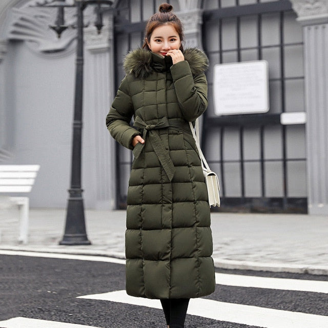 New Arrival Fashion Slim Women Winter Jacket Cotton Padded Warm Thicken Ladies Coat - FushionGroupCorp