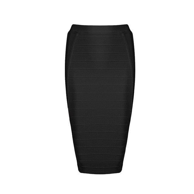 INDRESSME 2019 New Sexy Pencil Bodycon Skirt Striped Knee-Length Bandage Skirts Wear To Work Summer Wholesale - FushionGroupCorp