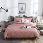 2019 New Ins Bedding Set Cotton Solid Plaid AB Side Brife Modern Bed Comforter Twin Queen King Size 3/4pcs Duvet Cover Sheet Set - FushionGroupCorp