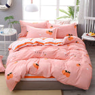 Fashion Bedding Set luxury Pink love Family Set Sheet Duvet Cover Pillowcase  Full King Single Queen,bed set 2019 - FushionGroupCorp